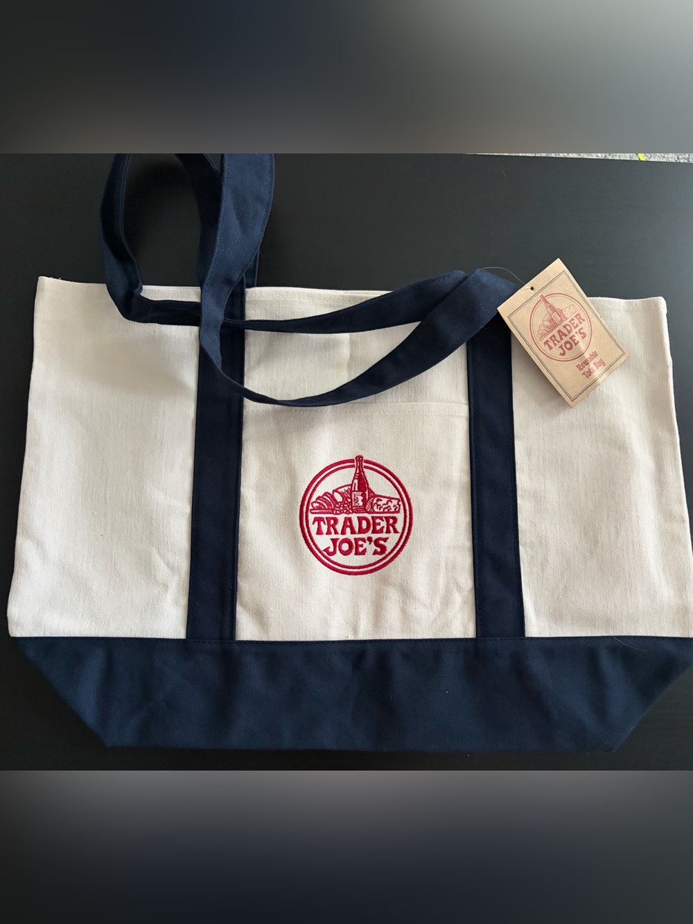 Trader Joe’s Large Navy Tote